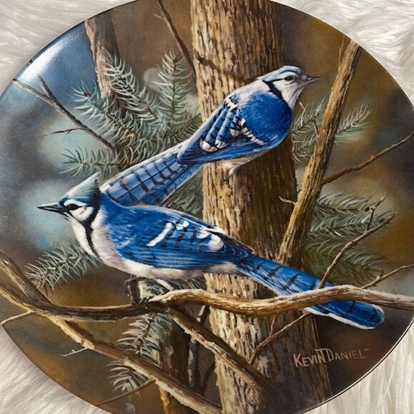 Kevin Daniel Blue Jay 1985 Collectors Plate, Plate Ni. 11735F, BlueJays - Picture 2 of 4